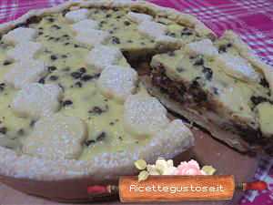 Crostata crema e ricotta