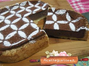 crostata di ricottaa cacao e mascarpone