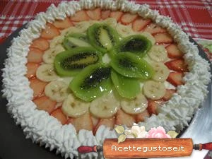 crostata frangipane chantilly frutta fresca