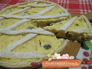 crostata  mele ricotta mandorle ricetta