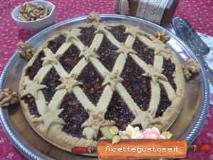 crostata noci confettura prugne