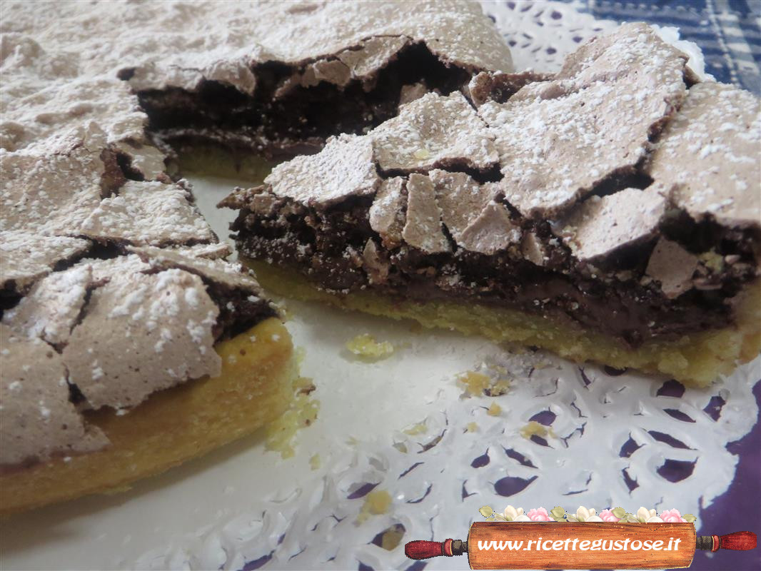 Crostata Nutella Meringata Ricetta Crostata Di Nutella Meringata