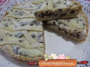 crostata ricotta e gocce di cioccolato ricetta