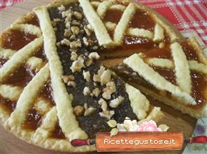 crostata di ricotta e marmellata