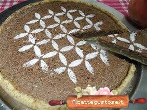 crostata ricotta e succo di melagrana