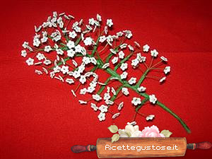 Nebbiolina in gum paste o pasta di gomma