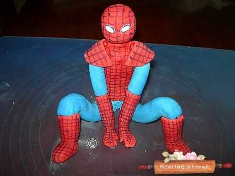 tutorial spiderman in pasta di gomma