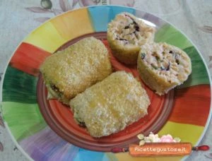 involtini di salmone con spinacio cinese e noci ricetta