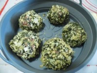 polpette cicoria salame e caciotta immagine 6