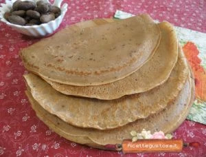 ricetta crepes dolci con fave di cacao ricetta