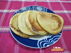 pancake salati al latte di riso