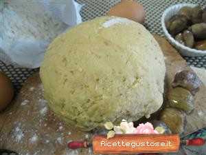 pasta all uovo con castagne