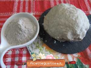 pasta brisee farina di grano arso