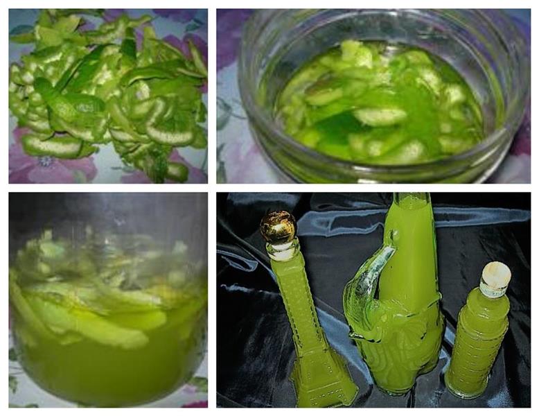 limoncello con limoni verdi