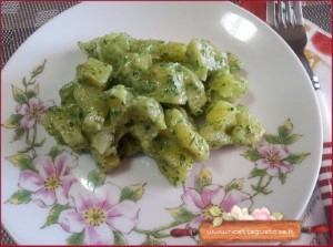 patate microonde alla rucola