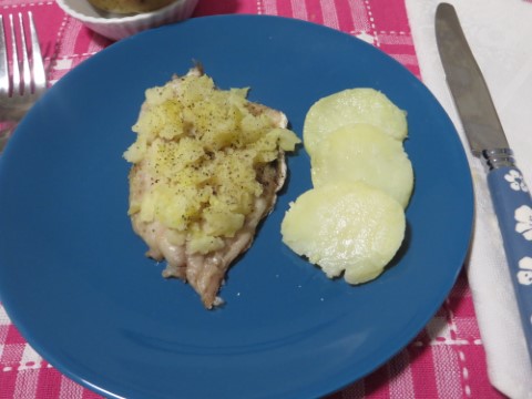 salpa alle patate microonde