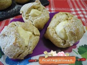 bigne di san giuseppe light al forno