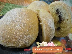 brioche gocce di cioccolato