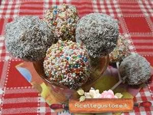 cake pops pan di spagna e marmellata ricetta