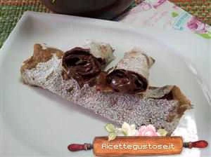 cannoli nutella e pane carasau ricetta