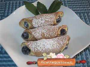 Cannoli integrali al forno con marsala e caffe