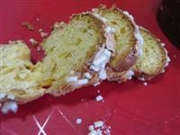 colomba grigliata con panna e nutella immagine 1