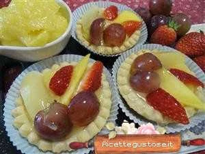 crostatine frutta e lemon curd ricetta