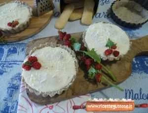 crostatine tiramisu allo spinacio fragola