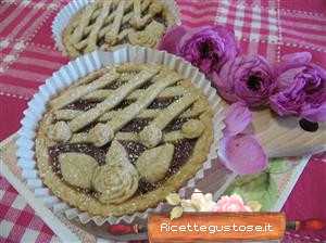 crostatine tumminia e marmellata di rose