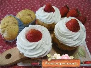 cupcake alle fragole ricetta