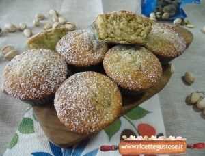 muffin banane farina di pistacchio