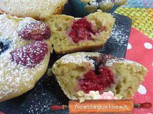 muffin light frutti di bosco e maca