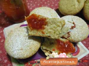 muffin tre farine e marmellata
