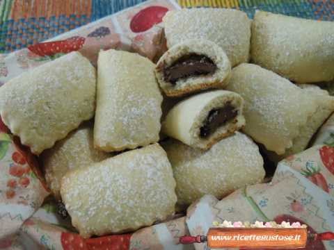 ravioli dolci ricotta e nutella