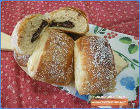 Saccottini alla nutella semi sfogliati e veloci