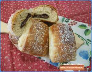Saccottini alla nutella semi sfogliati e veloc