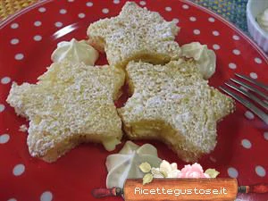 stelle di pandoro e crema golosi