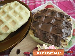 Waffel alla nutella