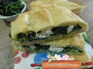 pizza bianca cavolo spigarello
