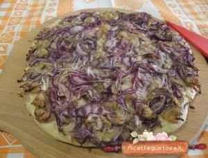 pizza cipolle rosse e tonno lievito madre ricetta 