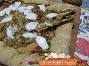 pizza farro e porcini bordi ripieni ricetta