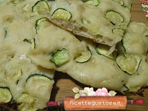 schiacciatina alle zucchine ricetta