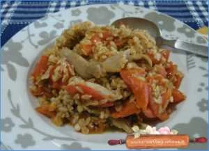 ricetta avena con aringhe e pomodorini