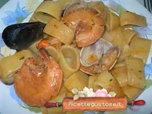 calamarata ai frutti di mare ricetta