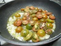 calamarata branzino e pomodori verdi immagine 1