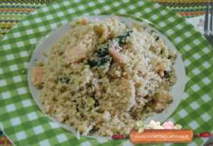 cous cous 4 cereali salmone spinaci