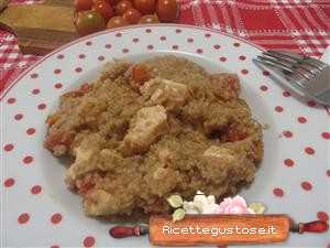 cous cous di farro al salmone