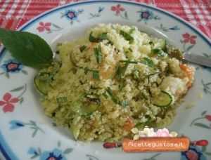 cous cous gamberoni zucchine