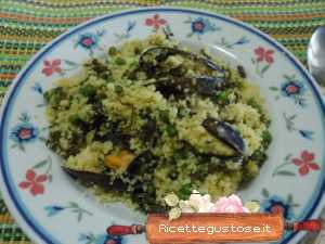cous cous pizelli cozze e ramoracce