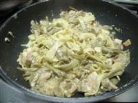fettuccine all'aglio cerciofi e salmone immagine 5